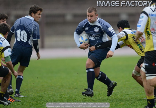 2012-11-11 Rugby Grande Milano U20 Elite - Rugby Calvisano
